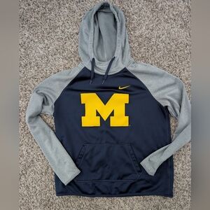 Nike Women's Therma-Fit Jacket Michigan University Hooded Sweatshirt